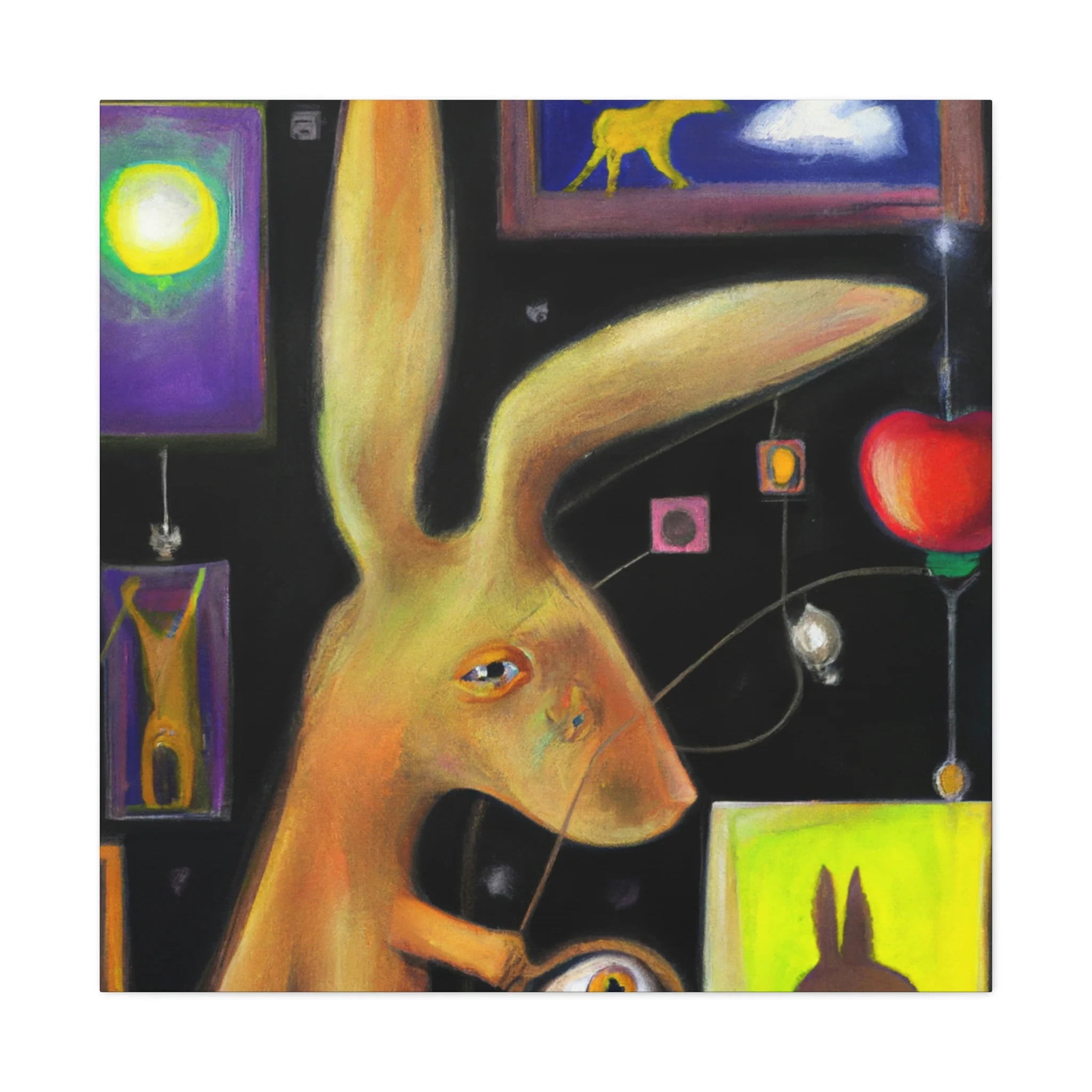 Rabbit in Eternal Dream - Canvas - Walmart.com