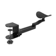 thumbnail image 2 of Soporte de brazo de escritorio, extensión de mesa para instalar soporte de escritorio extendido, ahorro Negro, 2 of 9