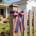 thumbnail image 5 of 4th of July Ribbon, 250th Anniversary Flag Star Print Patriotic Craft Ribbon for Independence Day Party DIY Bow, Car Decor and Wreath Making,July 4th Decorations, 5 of 7