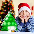 thumbnail image 3 of Navidad Push Bubble Stress Reliever Mano Pequeño Llavero Sensorial Silicona Oficina Escritorio Juguete Para Niños Adultos Monstrate AP006778-01, 3 of 6