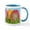 White/Blue Inside, variant on CafePress - Happy Easter Decorated Eggs Mugs - 11 oz Ceramic Mug - Novelty Coffee Tea Cup