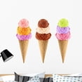 thumbnail image 1 of Ice Cream Cone Wall Mural by Wallmonkeys Peel and Stick Graphic (36 in W x 29 in H) WM50309, 1 of 4