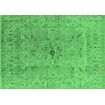 thumbnail image 1 of Ahgly Company Indoor Rectangle Oriental Emerald Green Traditional Area Rugs, 6' x 9', 1 of 4