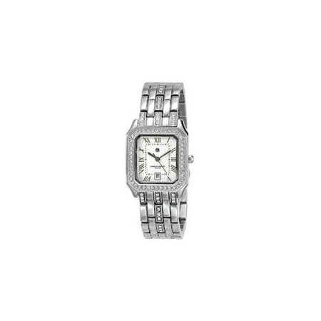 Charles-Hubert, Paris Women's 6898-W Premium Collection Analog Display Japanese Quartz Silver Watch