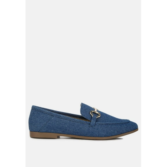 Jiro Horsebit Detail Flat Loafers