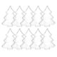 thumbnail image 1 of 10pcs Clear Ornaments: Transparent Fillable Decorative Baubles - Hanging Plastic Christmas Tree Ornaments for DIY Crafts Christmas Wedding Party Decor, 1 of 2