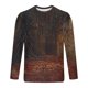 thumbnail image 5 of Blusas y camisas de manga larga con cuello redondo para hombre, estilo casual, cuello redondo, manga larga, para Halloween, con estampado, de poliéster, 5 of 5