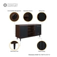 thumbnail image 4 of Duane Sideboard made from Engineered Wood in Dark Brown and Black, 4 of 13