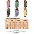 thumbnail image 2 of Womens V-Neck Side Knot Summer Dresses Short Sleeve Tshirt Dresses Mini Dress, 2 of 2