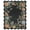 Black, variant on Metro Parlor Entryway Rug 2x3 Floral Washable Beige Flower Vintage Door Mat Non Slip Low Pile Boho Indoor Soft Scalloped Small Throw Rugs for Entry Entrance