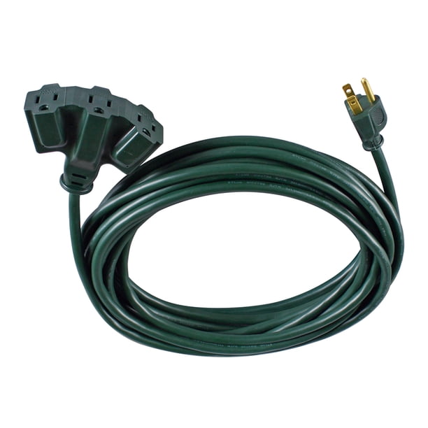 Hyper Tough 25FT Outdoor Extension Cord with 16/3 Gauge Triple