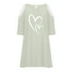 thumbnail image 4 of Vestido casual de verano con hombros descubiertos y manga corta con encaje y estampado Forgive para mujer Pompotops ghjkhdj14546, 4 of 8