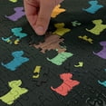 thumbnail image 4 of Ambesonne Dog Lover Jigsaw Puzzle Durable Cardboard, Terrier Silhouettes, 1000 pcs, Multicolor, 4 of 5