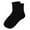 Black, variant on BdTemWBs 3 Packs Sparkly Solid Color Slouch Socks Fashionable Mid Calf Hosiery For Daily Wear And Casual Outfits With Comfortable Stretch Fit (Black,One Size)