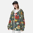 thumbnail image 5 of Kll Cute Animal Forest Print Men'S Women’s Upf 50+ Sun Protection Outdoor Hoodie Jacket Long Sleeve Fishing Hiking Performance Shirt- X-Large, 5 of 8