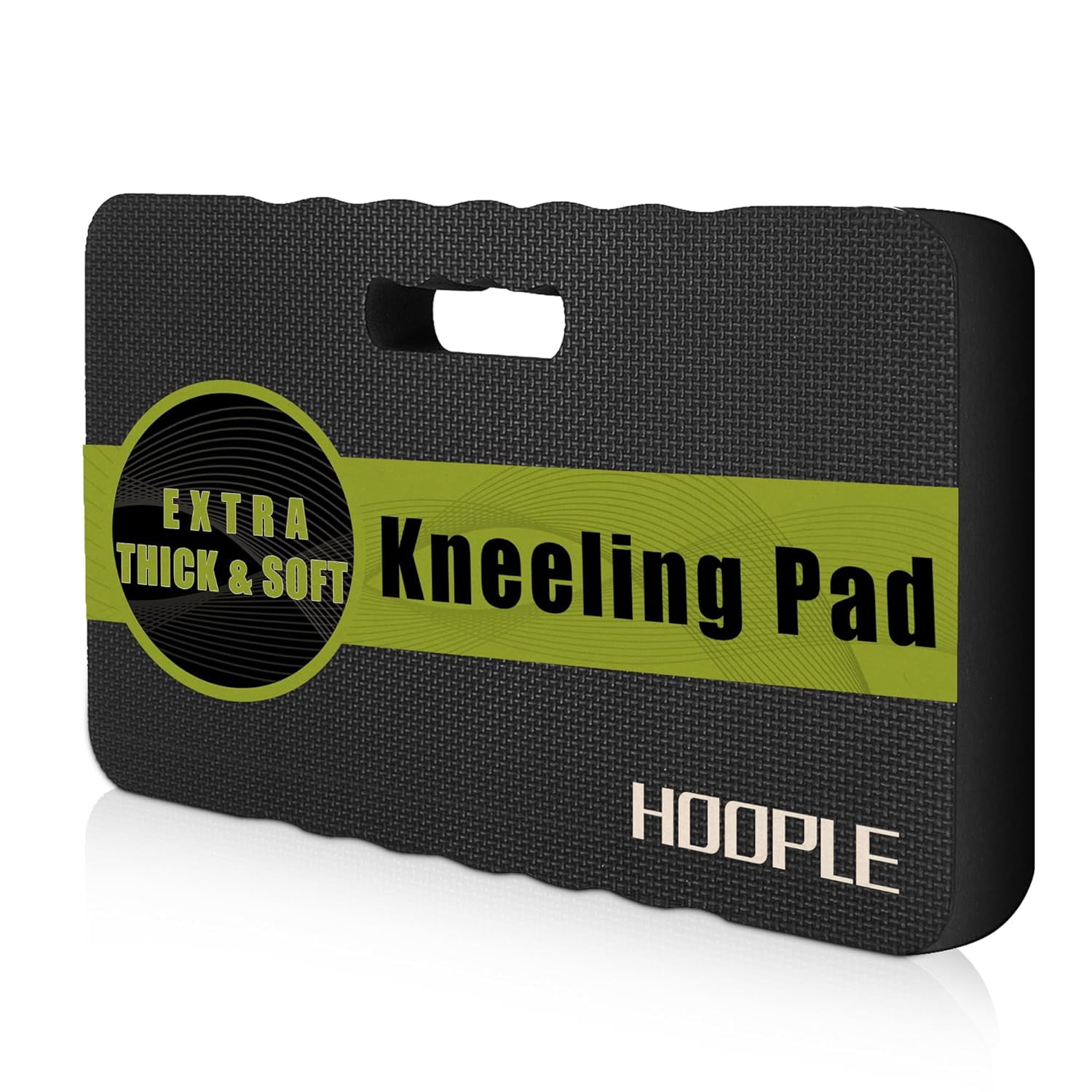 RGHJAR-Extra Thick Kneeling Pad, Soft Foam Kneeling Cushion, Waterproof Gardening Knee Pads, Lightweight Knee Mat for Bathing, Workout Supplies, Exercise Yoga, Garden Work Gifts (Black 17.5 x 11 x 1.