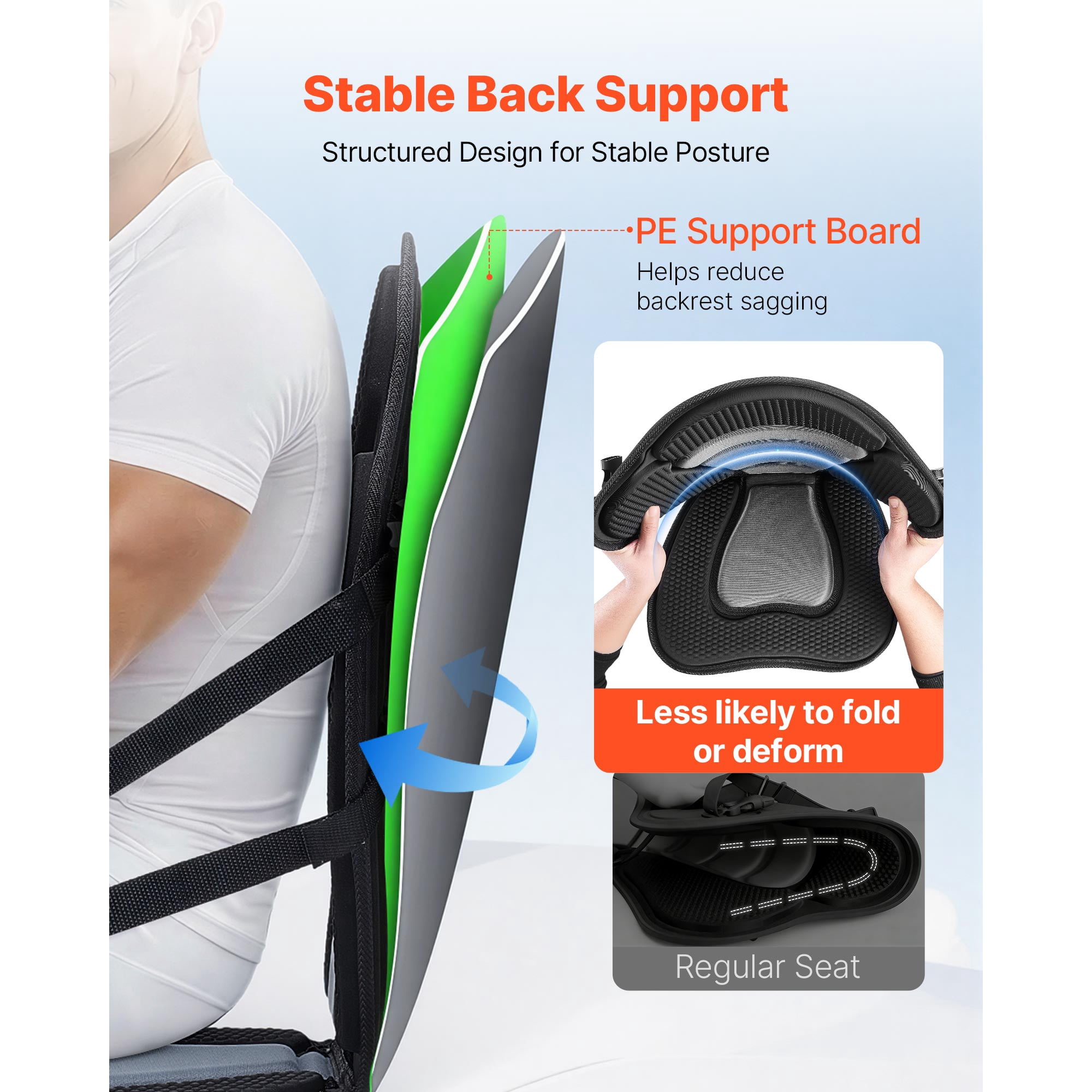 KFFKFF Universal Kayak Seat, 2 Pack 2" Thick, Soft Padded Seat with Back Support, Adjustable Straps, and Storage Bag for Paddle Boards, Canoes, Fishing Boats, Inflatable Kayaks