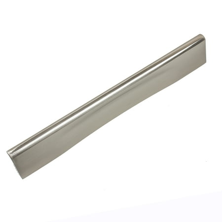 384 Mm Cc Pulls - GlideRite Hardware 3.75 and 5-inch CC Sleek Modern Flat Bar Satin Nickel Drawer Cabinet Pull