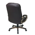 thumbnail image 3 of Executive Bonded Leather Office Chair in Espresso, 3 of 4