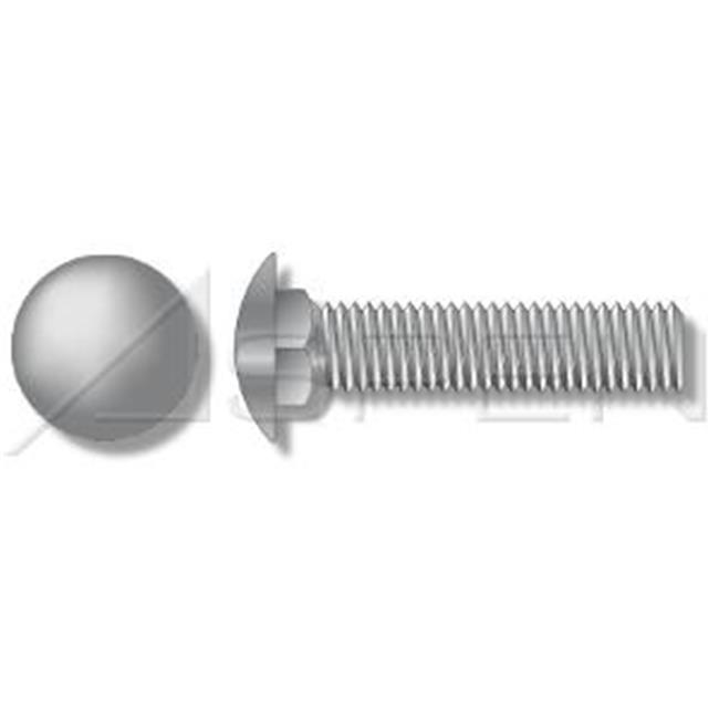 Aspen Fasteners 0.312-18 x 1.25 in. Round Head Square Neck Full Thread ...