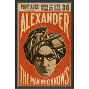 The Artwork Factory 55030 The Man Who Knows Vintage Poster Ready to Hang Artwork
