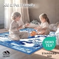 thumbnail image 4 of ODIKA 4'x6' Machine Washable Non-Slip Area Rug, Chinoiserie Floral Elegance Motif High Traffic Rug, Blue, 29165, 4 of 7
