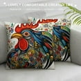 thumbnail image 3 of Leisuo Pillow Covers Throw Pillow Covers Farm Poultry with Quote Pillow Case Home Decorative Cushion Cover white, 3 of 5