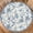 Daily Chinoiserie Floral, variant on Spring Summer Floral Round Fitted Tablecloth with Elastic Edge Easter Tulip Flower Table Cover for 40"-44" Rustic Stretch Table Cloth for Dining Room Party Picnic