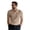 Beige, variant on CAIVO Polo Shirts For Men Short Sleeve Knit Shirts Ribbed Texture Collar Sweater For Casual Summer Wear Lapel Solid Color Classic Fit Golf Tops For Business , XL