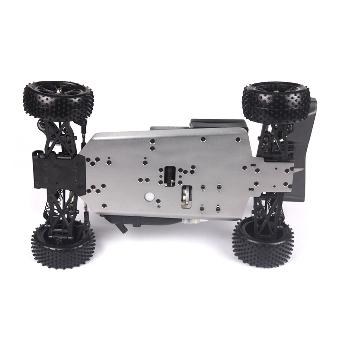 RH1006 1/10 Scale 4WD Nitro-Powered RC Off-Road Truck, 2.4G High-Speed Gas Powered Remote Control Car with FS-FT Controller & Force.18 Methanol Engine, RTR Version for Advanced Hobbyists