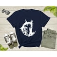 thumbnail image 2 of Cool Horse Pony Lover Gift Shirt For Men Women Kids Girls Boys Aesthetic Horse Lover Gift Ideas Tshirt Graphic Horse Head Silhouette T-shirt, 2 of 8