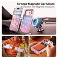 thumbnail image 7 of DOMAVER Magnetic Glitter Case for iPhone 18 Pro Max Case / iPhone 17 Pro Max Case 6.9", MagSafe Compatible, Crystals and Camera Protector, Sparkly Protective Cover, Pink, 7 of 7