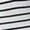 Black Stripe, variant on Women's Lapel Collar Striped Short Sleeve Slim Bodycon Midi Dress White&Red S