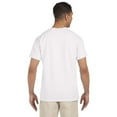 thumbnail image 4 of Gildan Short Sleeve Pocket T-Shirt, White Size-4XL Pack-1, Men Classic Fit Crewneck Tee, up to 4XL, 4 of 5