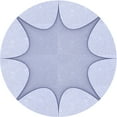 thumbnail image 1 of Ahgly Company Indoor Round Patterned Lavender Blue Area Rugs, 8' Round, 1 of 6