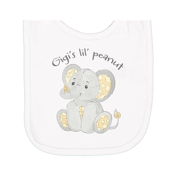 Inktastic Gigi's Lil' Peanut Newborn Bib