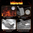 thumbnail image 2 of Rosaver Bristle Free Grill Brush and Scraper, 304 Stainless Steel BBQ Grill Cleaner with Rotating Mesh Head, 3-in-1 Grill Cleaning Tool for Gas, Charcoal, Smoker and Porcelain Grates, 2 of 6