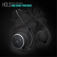 thumbnail image 6 of YUNOVA Small Bluetooth Headphones Wrap Around Head - Sports Wireless Headset with Built in Microphone and Crystal-Clear Sound, Foldable and Carried in The Purse, and 12-Hour Battery Life, 6 of 7