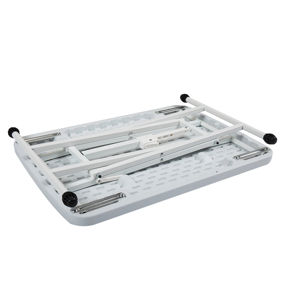 Kepooman Adjustable Plastic Folding Card Table, Square Lifting Desk - 25 x 17 inch - White Kepooman Adjustable Plastic Folding Card Table, Square Lifting Desk - 25 x 17 inch - White