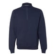 thumbnail image 1 of Dri Power Quarter-Zip Cadet Collar Sweatshirt, Navy - Extra Large, 1 of 1
