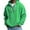 24# Green, variant on Huankd Waffle Knit Hoodie Men Quarter Zip Casual Long Sleeve Oversized Pullover Sweatshirt with Pocket Soft Athletic Fall Royal Blue S
