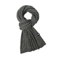 thumbnail image 2 of Jsaierl Womens Winter Thick Cable Knit Wraps Chunky Long Warm Shawls Scarf Solid Color Soft Cold Weather Scarves, 2 of 5