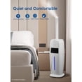 thumbnail image 6 of FOHERE 4.8Gal/18L Top Fill Cool Mist Tower Humidifier, Covers 1500 Sq Ft Whole House, 24 Timer, Quiet Humidifier for Large Room, Bedroom, Home, Plants, 6 of 10