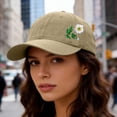 thumbnail image 5 of Gsakboxl Sun Hat Floral Hand Embroidered Baseball Cap Exquisite Flower Embroidery Peaked Hat Fashion Casual Sun Hat for Women Daily, 5 of 5