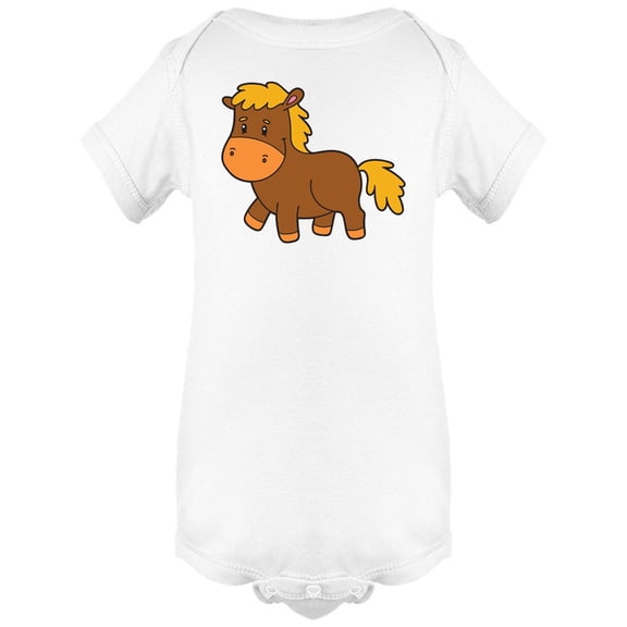 Cute Little Horse Bodysuit Infant -Image by Shutterstock,  Newborn