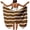 Brown, variant on Staron Women's Beach Cover Up Sarong Wrap Dress Sheer Draped Adjustable Strap High Slit Casual Vacation Resort Wear, Wine XXL