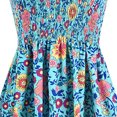 thumbnail image 5 of Sundresses for Women Casual Summer - Strapless Mini Dress for Women Summer Beach Cover Ups Boho Floral Print Sundress Flowy Skater Mini Tube Dress, 5 of 5