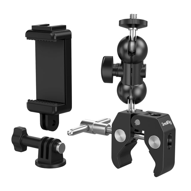Kit de montaje para cámara SMALLRIG Ball Head Magic Arm con superpinza