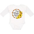 thumbnail image 3 of Inktastic My Mimi Loves Me with Sunflower Wreath Boys or Girls Long Sleeve Baby Bodysuit, 3 of 5