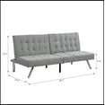 thumbnail image 3 of Wood Frame, Stainless Leg, Futon, Sofa Bed, 3 of 11